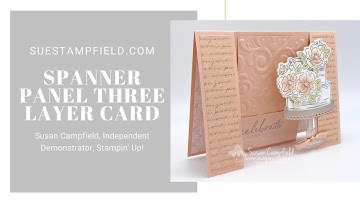Fun Fold Spanner Panel Three Layer Card