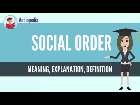 Video: Wat Is Sociale Orde?