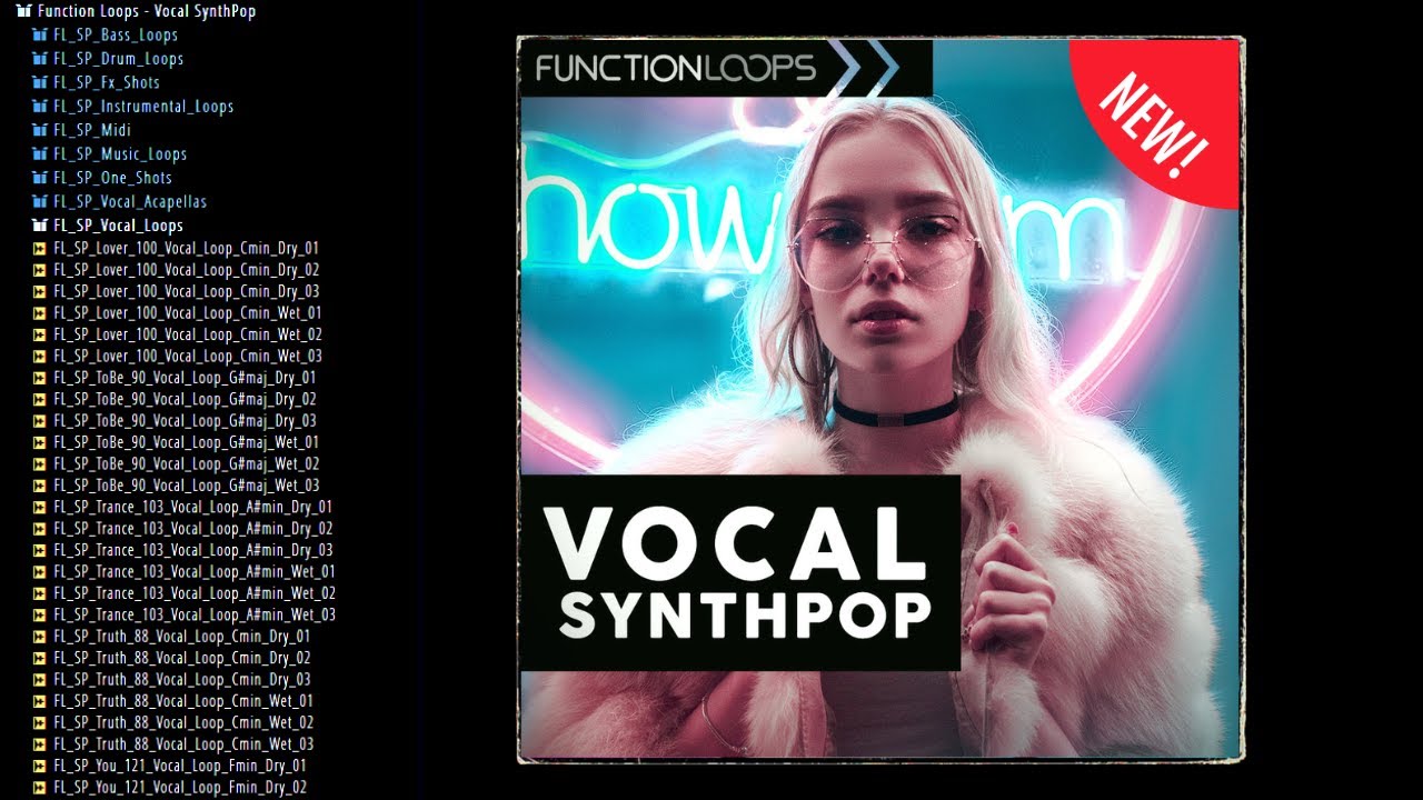 NEW Vocal Samples Vocal Synthpop Sample Pack 100 royalty free