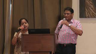 Payo Ji Maine...dr Hardatt With Mrs Monika Sen At Dlf Club, Gurugram....sr Citizens Program