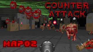 Amazing Vanilla Texture Use | CounterAttack (Doom 2 WAD) - MAP02: Phlogiston