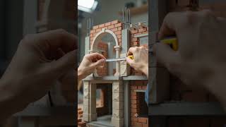 🏨✨ Building a Luxury Five-Star Hotel in Miniature! Tiny bricks, big dreams, amazing AI construction