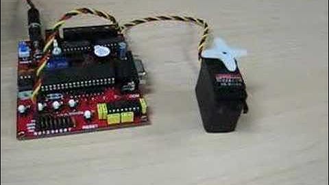 RC Servo Control using 8051(iBoard)