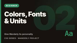 Details CSS Colors, Fonts & Units Explained: HEX, RGB, HSL, rem, em & px | CSS Tutorial Update
