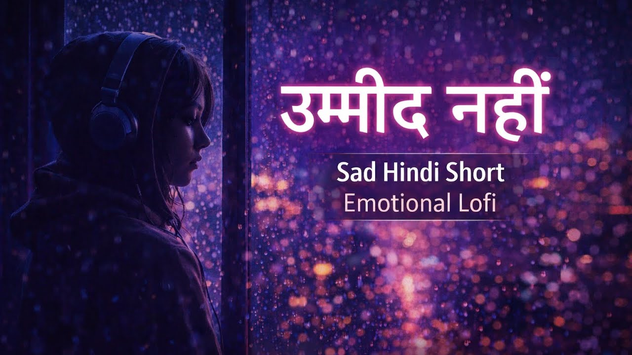 उम्मीद नहीं | Sad Hindi Song | Emotional Lofi #उम्मीदनहीं#SadHindiShort#HindiShorts#EmotionalSong