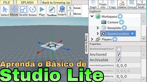 Aprenda a criar jogos no Studio Lite (O básico) - Studio Lite Tutorial