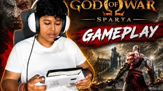 Playing God of War Ghost of Sparta on PSP Emulator Mobile (Tamil Gameplay)