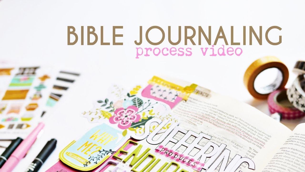 Bible Journaling Process Video // Illustrated Faith // Why Me? - YouTube