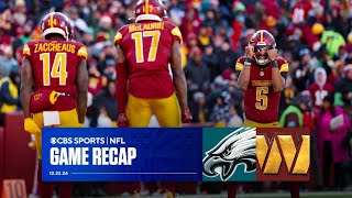 Player Profile Jayden Daniels DAZZLES as Commanders BEAT Eagles with late score | Game Recap