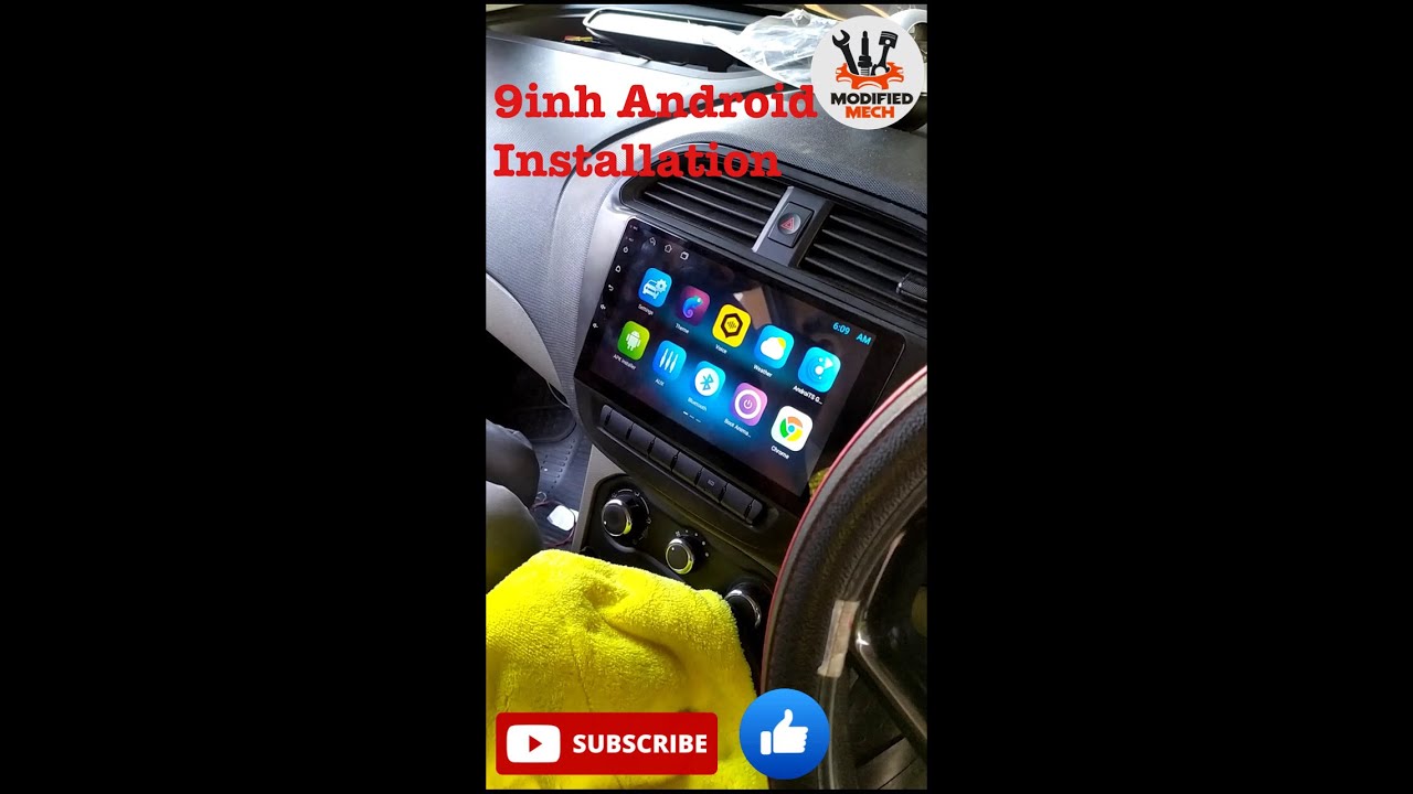 Tiago 9inch android Stereo Installation 