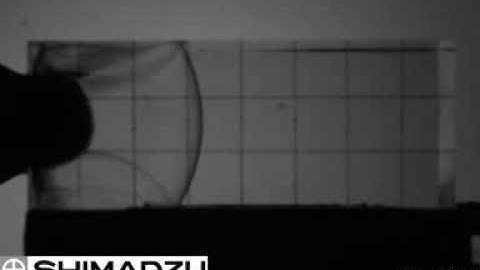 High Speed Collision of Resin Sphere2