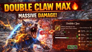 Double skill MAX Power 😱 | The Wolf  Damage boost lvl 8 Test 🔥