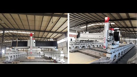 Huge Cnc Milling Machine Making Wind Blade Wood mold
