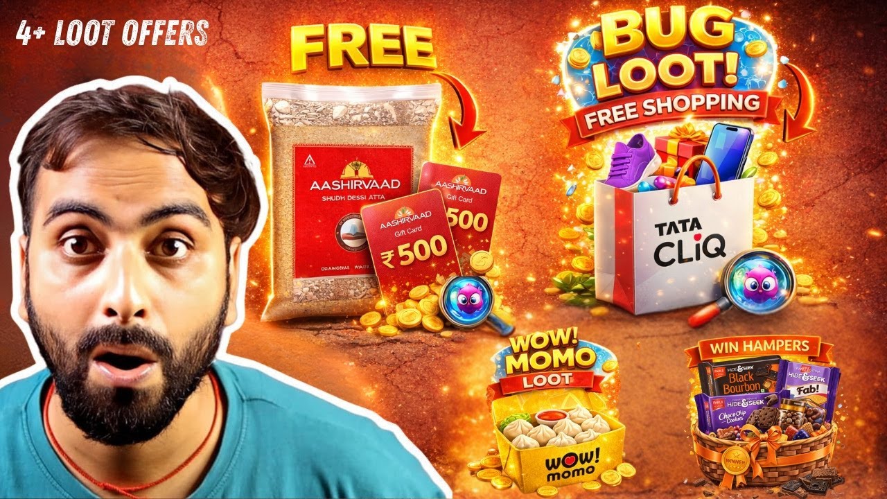 Aashirvaad Rs.500 FREE Amazon Giftcard | Tata Cliq FREE Shopping | Wow Eats Loot | 5 Offers