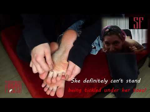 Feet Tickle Challenge Punk Girl Tests How Ticklish Her Soles Are Pt 2 Preview 