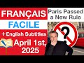 News in French - Paris Just Passed a Shocking New Rule