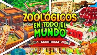 Construí ZOOLÓGICOS con ANIMALES de TODO el MUNDO en MINECRAFT  PELICULA COMPLETA