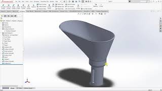 3D Lofted Surface in SolidWorks