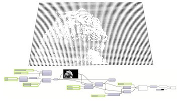 Artistic Pixelated Images with Parametric Software using ANY image Grasshopper for Rhino