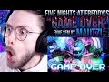 Vapor Reacts #1243 | [SFM] FNAF SONG ANIMATION "Game Over (Y.G.I.O)" by @Mautzi REACTION!!