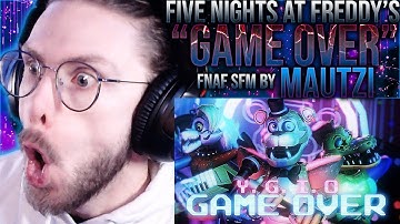 Vapor Reacts #1243 | [SFM] FNAF SONG ANIMATION "Game Over (Y.G.I.O)" by @Mautzi REACTION!!