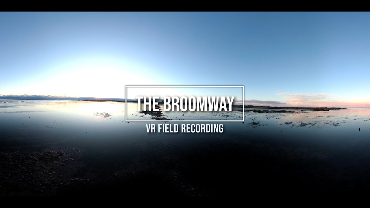 Sunset over the Broomway, between Foulness and Wakering Stairs Essex