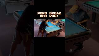 Pops with a lovely #8ball #breakandrun ! 😮💨🎱🫡
