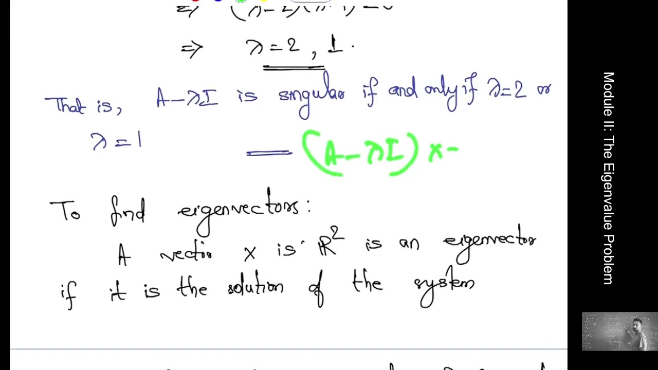 Eigenvalue Problem Part I