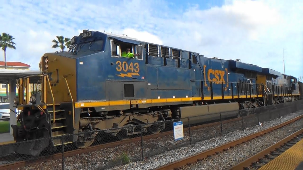 P097-04, P092-06, CSX K950-03 With Amtrak PO98 Productions, BBT609, And Gator Train Chaser