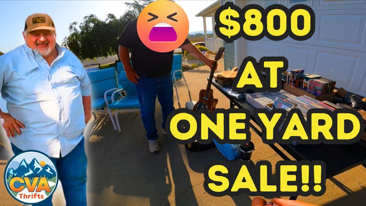 Yard Sale Regret- We Walked Away from the Biggest Score at this ...