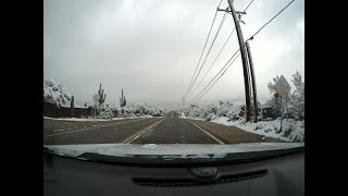 SNOW IN TUCSON AZ MARCH 2 2023 WOW!!!