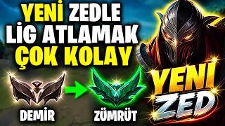 ZED İLE LİG KASMAK ARTIK ÇOK KOLAY! 🚀 (FULL ÖĞRETİCİ ZED - MİD)