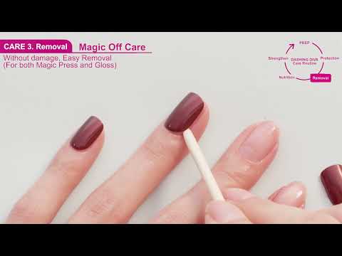 (HOW TO) วิธีการแกะเล็บปลอมและแผ่นเจลติดเล็บด้วย Magic off Dashing Diva