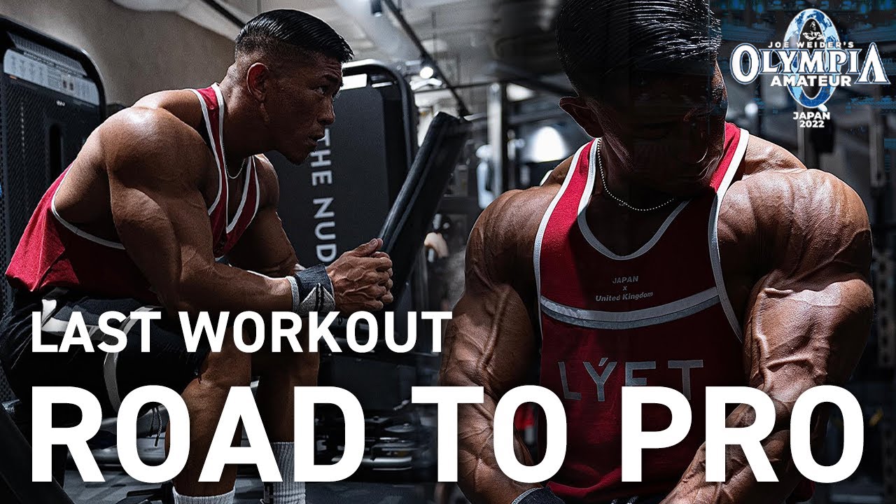 To win a pro card] We'll show you all the final training before