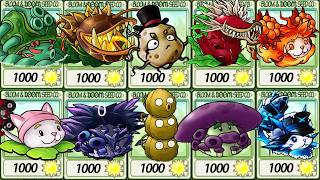 PvZ Fusion 4.0 Challenge - Flame Cattail & Big Gloom-Shroom vs The Mysterious Box Gargantuar