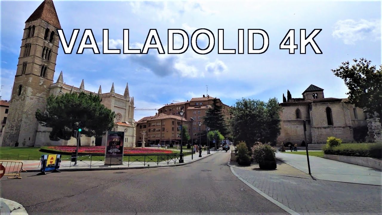 Valladolid (Castilla y Leon, España) Conduciendo 4K Viaje en Coche
