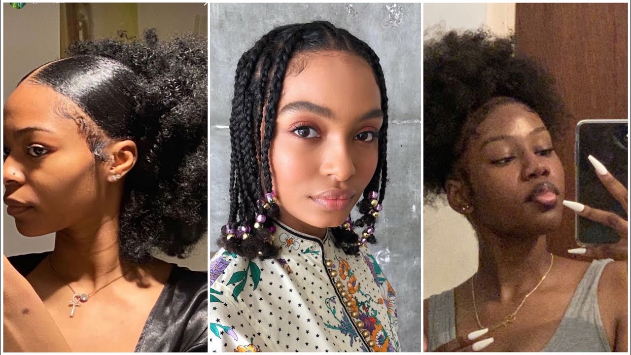 Natural Hairstyles Compilation | Tiktok Compilation - YouTube