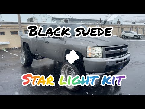 Black Suede Headliner Kit