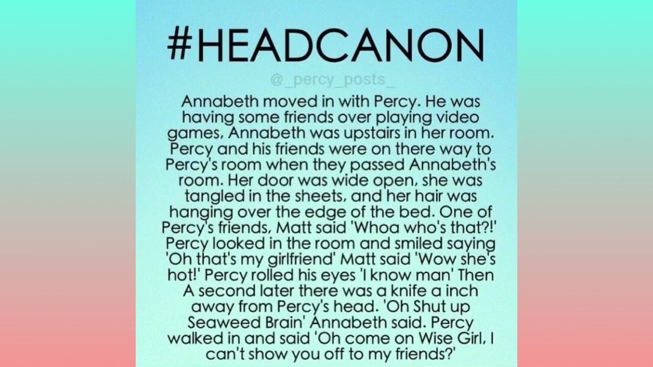 PJO headcannons cos someone requested :) (check pinned comment)