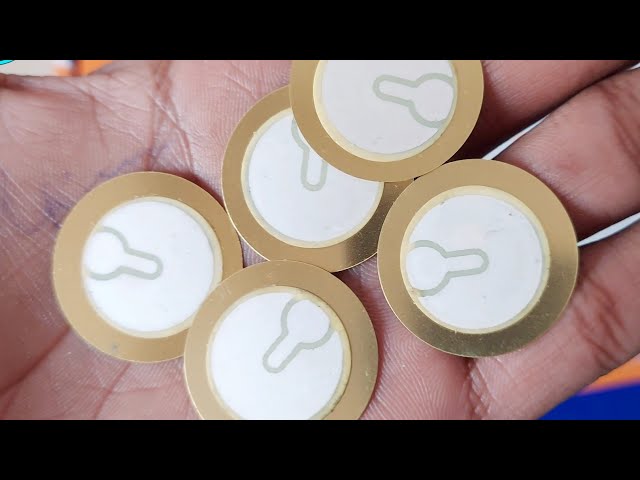 20PCS Piezo Elements Buzzer Sounder Sensor Trigger Drum Disc Copper