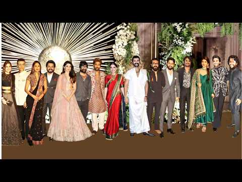 Rashmika Mandanna & Vijay Deverakonda Wedding Reception Video - Allu Arjun, Ram Charan, Ravi Teja