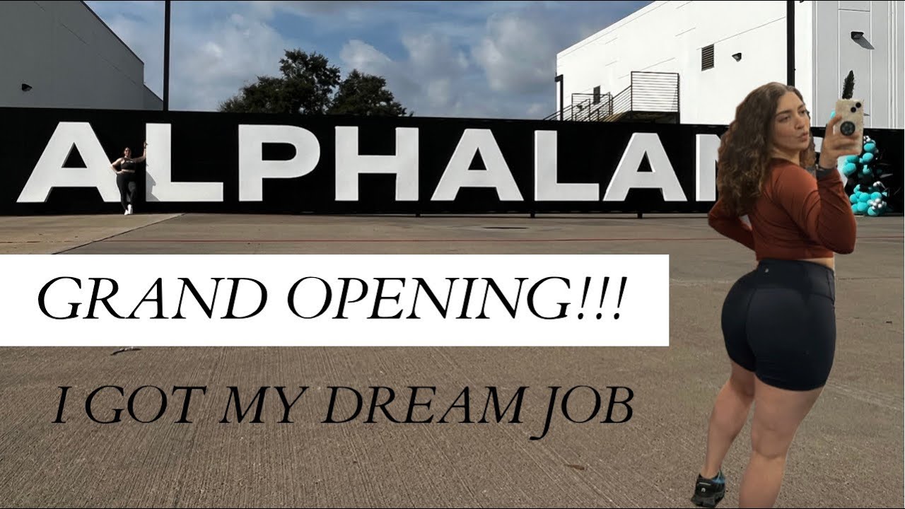 ALPHALAND GRAND OPENING!!! I got my DREAM Job! YouTube