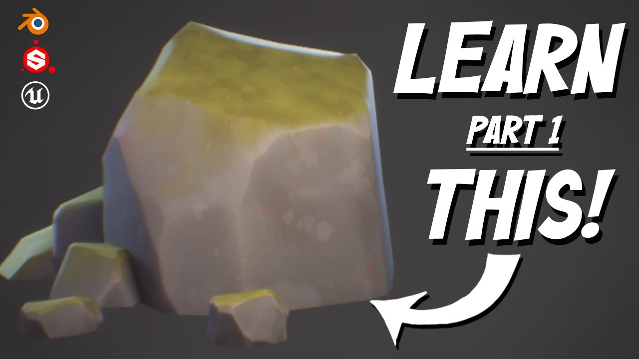 Create Stunning Stylized Rocks for Your Game! Part 1