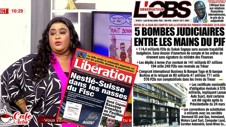 Revue des titres de ce Lundi 5 Mai 2025 avec Mamy Samb