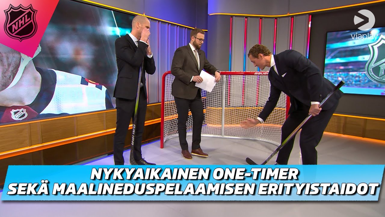 Nykyaikaisen one-timerin tehokkuus & maalineduspelaamisen erityistaidot