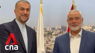 Hamas leader Haniyeh in Egypt amid talks on new Gaza ceasefire