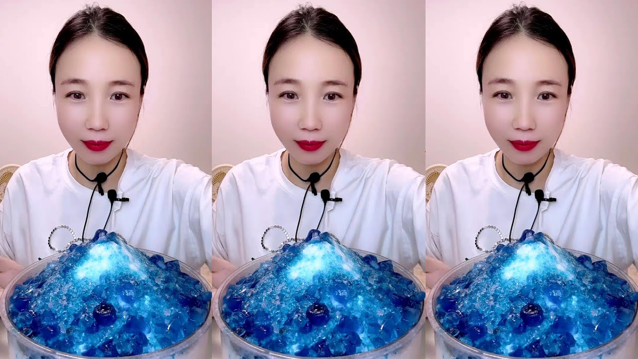 ASMR WHITE ICE EATING / MUKBANG 