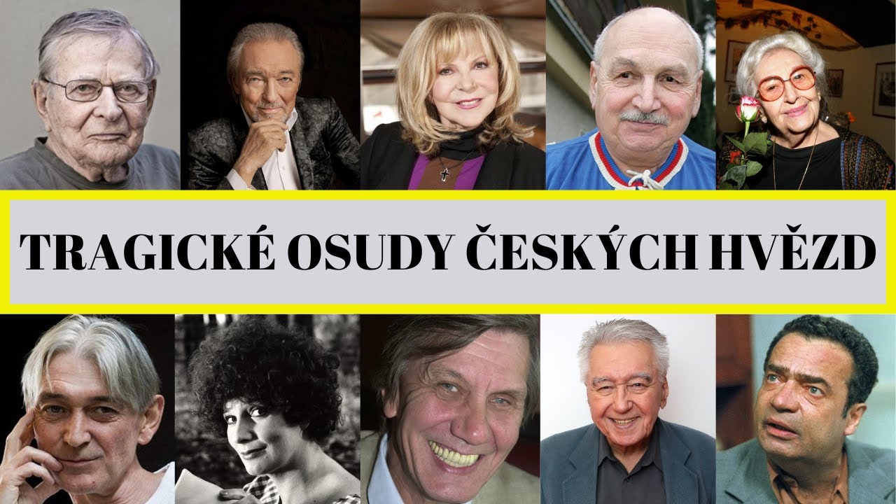 Odešli navždy: Slavné české hvězdy, které už nejsou mezi námi!