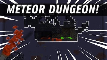 I Found A Meteor Dungeon In Minecraft....
