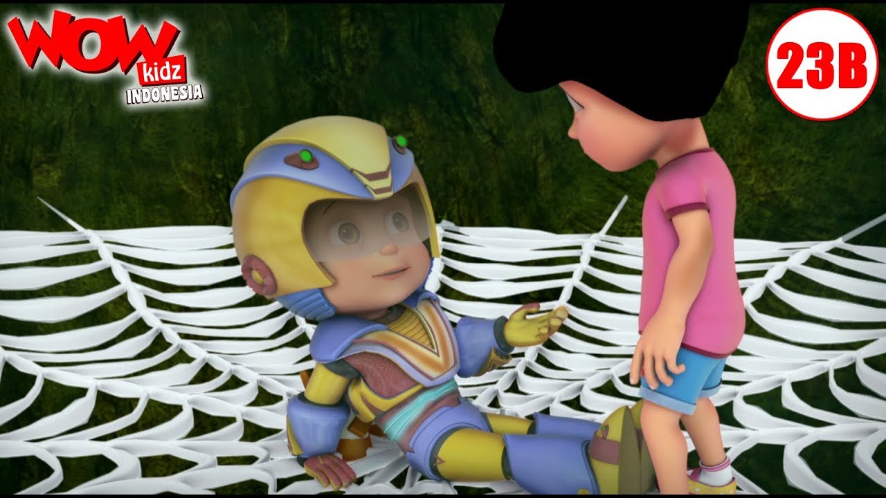 Kartun Anak | Vir: The Robot Boy Bahasa Indonesia | Laba-laba Raksasa | WowKidz Indonesia